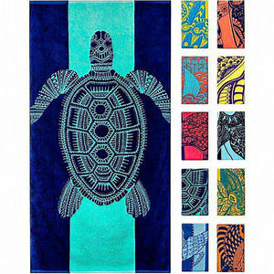 34”x 63” Inch‎ Unique Design Tropical Blue Turtle Beach Towel